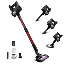 TROURAY Cordless Vacuum Cleaner, Rechargeable Lightweight Handheld Vacuum, Portable Stick Vacuum for Home, Pet Hair, Carpet, and Car Cleaning (GR Mid)