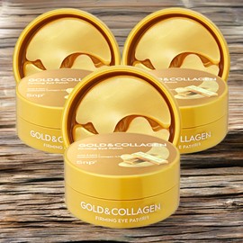 S&P Eye Patch Effect Moisture Supply Gold & Collagen Firming Eye Patches 3 Pieces 60 Pieces / 에스엔피 아이 패치 효과 수분 공급 골드 앤 콜라겐 퍼밍 아이패치 3개 60개입