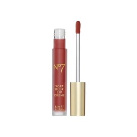 No7 Soft Blur Lip Creme - Weightless, Whipped Formula Hydrates with Lasting Color - Soft Matte Finish - Pink Satin (7 ml)