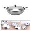 Ciieeo Shabu Shabu Hot Pot Pot Stainless Steel Dry Pot