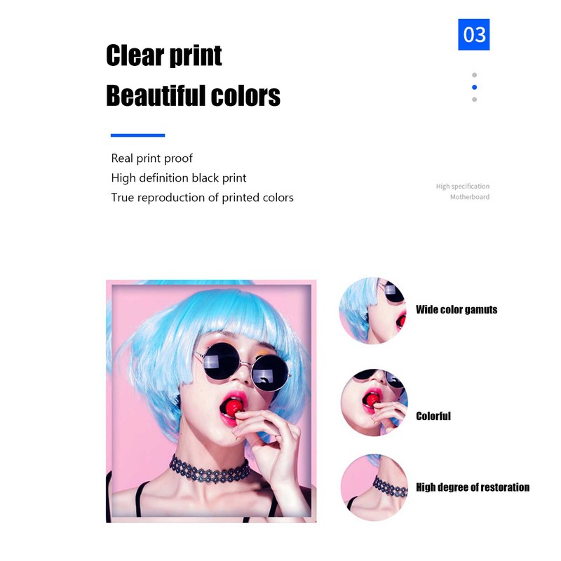 Refillable Ink Cartridge PP Cartridges Replacement for XP‑200 XP‑300 XP‑400