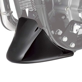 Glossy Black Front Spoiler Chin Fairing Lower Cowl Cover for Harley Sportster Iron XL 883 XL1200, Providing Protection from Wind and Debris