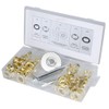 103 Piece Grommet Set Iron Galvanised Tent Eyelets Washer Installation
