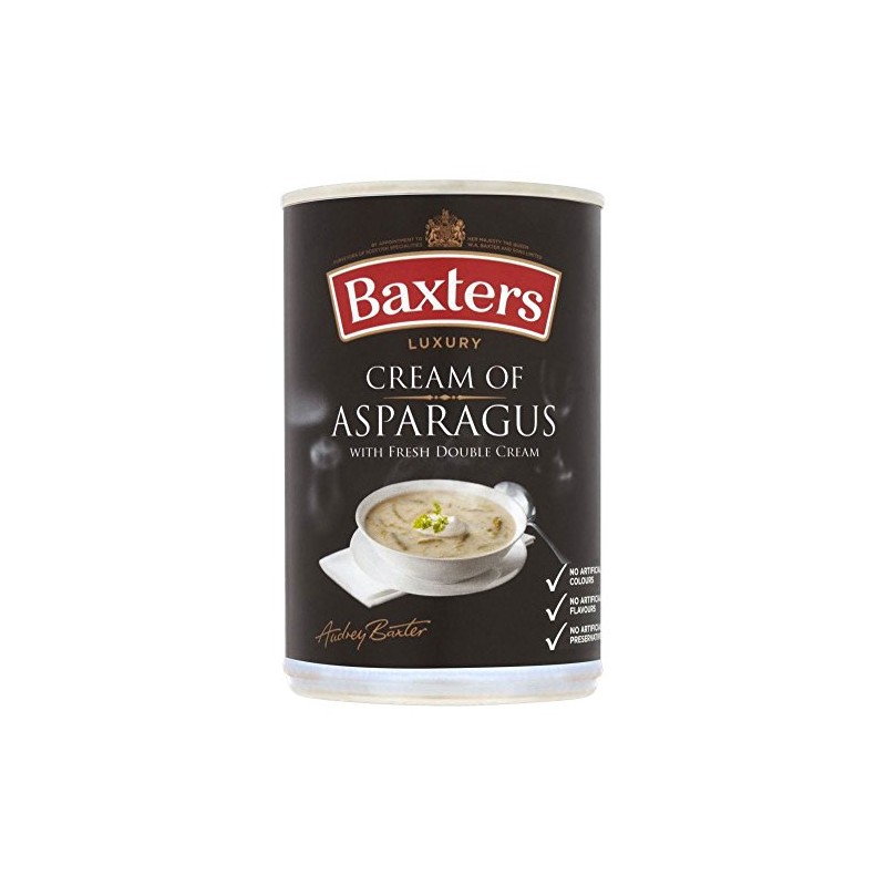 Baxters Luxury Cream of Asparagus Soup (400g) - Pack of