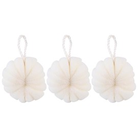 Red Para Hacer Burbujas 3Pcs Con Forma De Pétalo Para Uso En Baño Hogar Beige