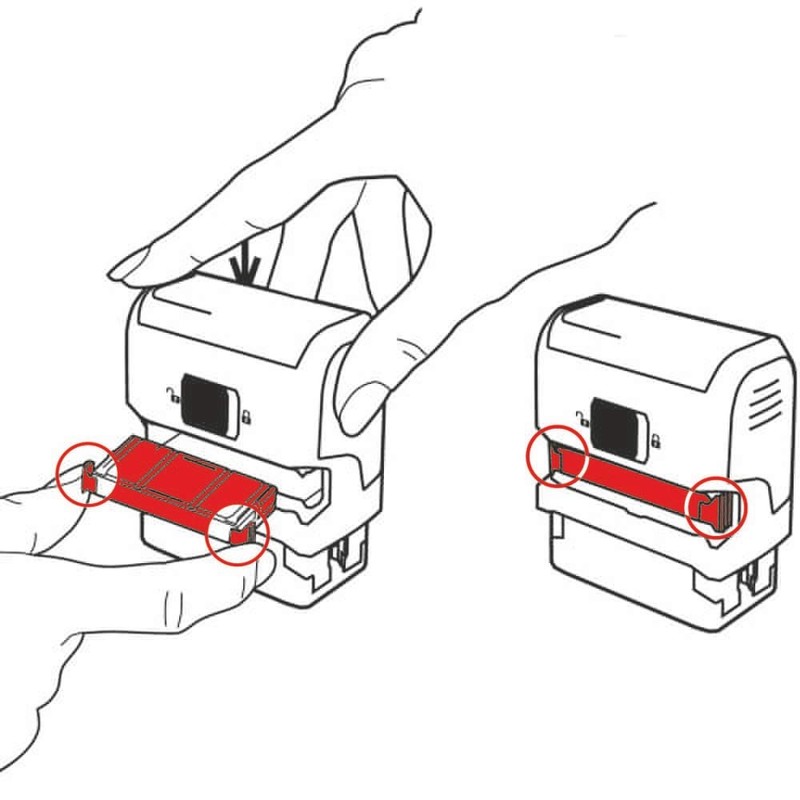 Trodat Stamp 4912 Office Printy with English Text POSTED –