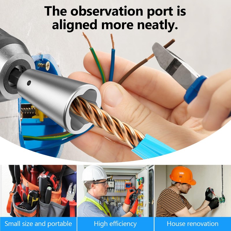 Wire Twister Tool for Drill, Drill Wire Twister, Wire Nut