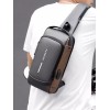 yuqing.fc Pechera Mochila Cruzada Para Hombre Lujo Antirrobo Carga Usb