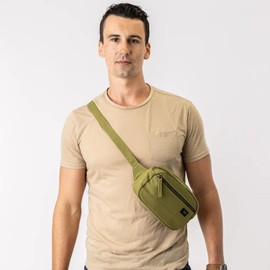 Terra Thread Organic Cotton Cadera Bumbag, Black