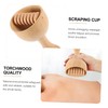 BIUDECO Wooden Massager Cup with Ergonomic Handle Manual Sculpting Tool