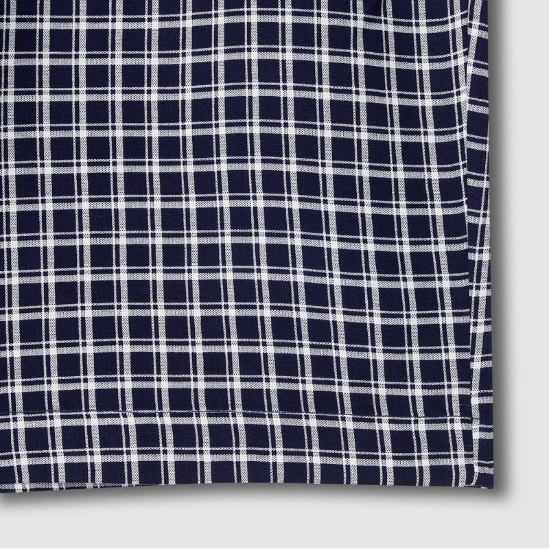 JAJU [JAJU] Men's Rayon 5-Length Pajama Pants 2-Pack_Dark Navy