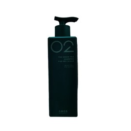Amos Green Tea Real Feel Oily Hair Shampoo 500g + 1 Random Item / 아모스 녹차실감 지성 샴푸 500g +랜덤1