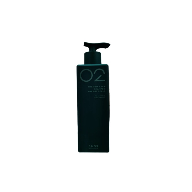 Amos Green Tea Real Feel Oily Hair Shampoo 500g +