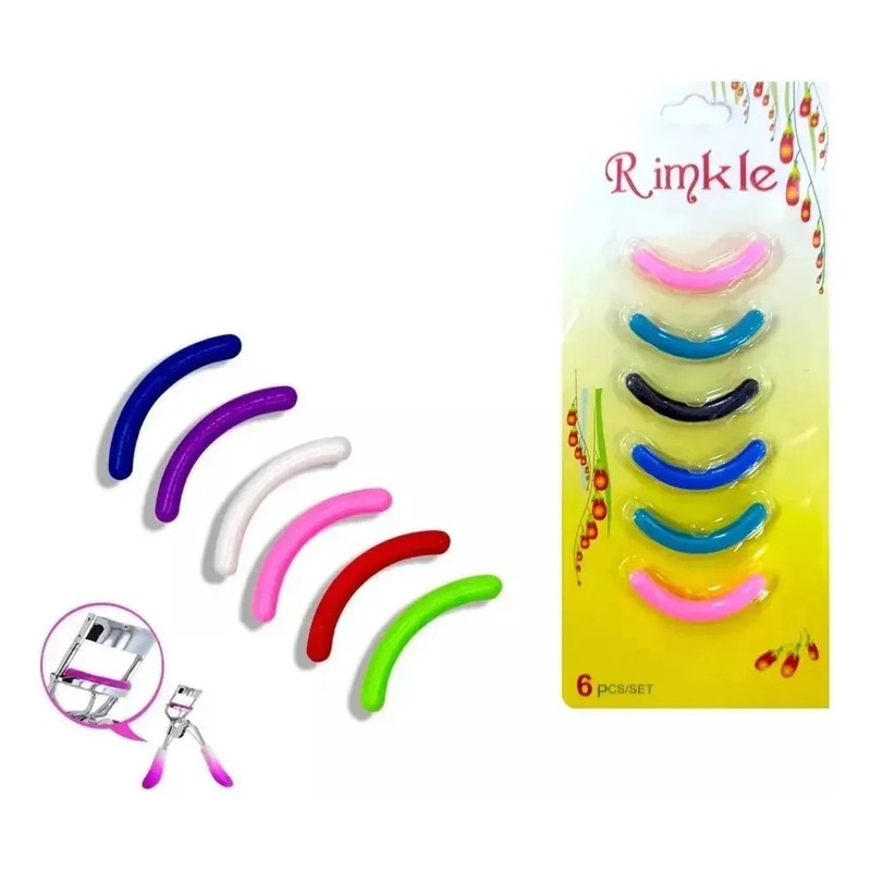 Repuestos de Silicona para Arqueador de Pestañas Rimkle, Pack x6