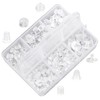 Respaldos de Arete de Silicona Transparente 550 Piezas