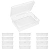 12 Pack 3.5x2.6x1.1 Inches Small Clear Plastic Box Storage Containers