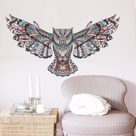 DaraBaby Vinil Decorativo Búho Volando Multi Color Estancia -034