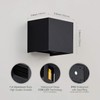 LANFU Aluminum 40W 3000K Cube Square Indoor Outdoor IP65 Waterproof