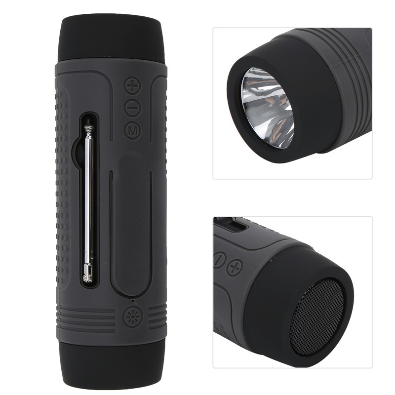 Bluetooth Speaker Portable Wireless Subwoofer Loudspeaker with LED Outdoor Multimedia