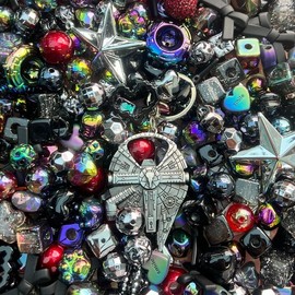 Acrylic Beads Mix(16mm)-Beading making-Bead Assortmens-DIY:_Star W_300ml(Best Deal)
