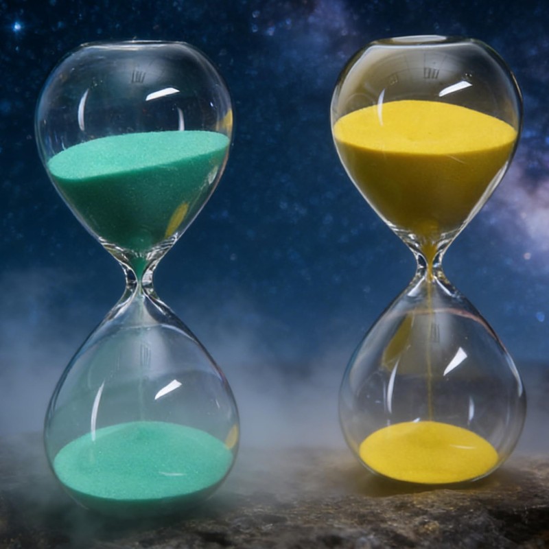 Hourglass, HoveBeaty Hand-Blown Sand Timer Set for Time Management 15