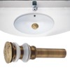 Antique All Copper Bathroom Sink Drain Sink Pop Up Drain