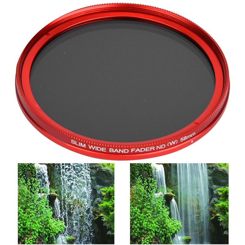FOTGA 58mm ND2-400 Silm ND Filter Adjustable Variable Neutral Density