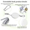 ZUZUAN 3 Pcs Upgraded Heavy Duty Retractable Plant Hanger,Plant Pulleys