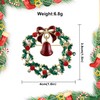 HAISWET Christmas Brooch for Women Green Wreath Brooch Pins with