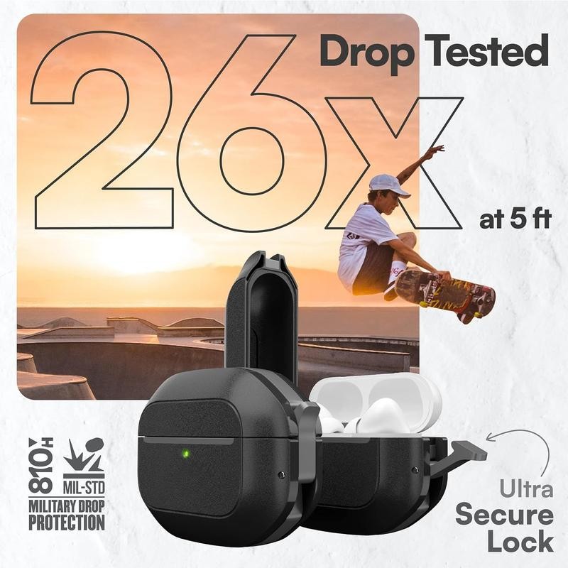 Case with Lock - Waterproof AirPods Pro 2nd Generation Case