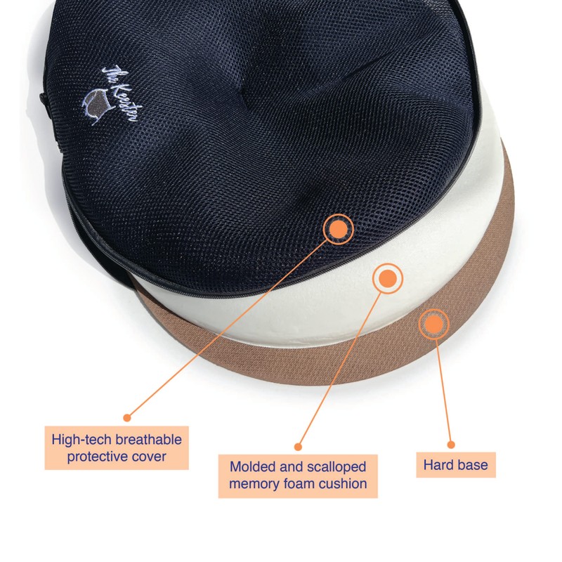 Keester Back and Hip Alignment Seat Cushion, The, for Proper