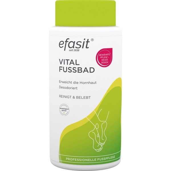 efasit Vital Foot Bath, 400 g - Basic Callus Bath Additive for Smelling, Nourished and Relaxed Feet, Callus Softener, up to 30 Uses