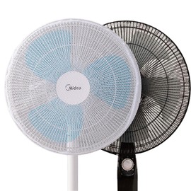 Fan Cover, Fan Safety Cover, Diameter 15.7 - 17.7 inches (40 - 45 cm), String Fastening Type, Safety Fan Cover, For Babies, Children, Finger Scissors Prevention, Safety Net, For Home and Commercial