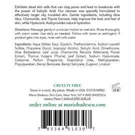 Mario Badescu Acne Facial Cleanser, 6 Fl Oz