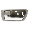 TRQ Left Interior Door Handle Chrome & Brown Drivers Side