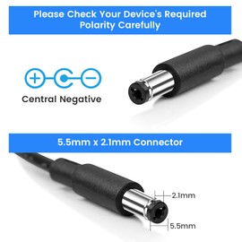 9V Power Cord for Boss PSA-120S Guitar Pedal ME-25 ME-50B ME-70 ME-80 GT-1 GT-10 GT-100 DB-88 DB-90 AD-10 BR-80 BR-600 9V1A Adapter Supply for BOSS Mini Katana RC-1 RC-3 DS-2 RE-20