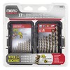 Mibro 492261 (17-Piece) Cobalt Steel Tri-Bore Drill Bit Set with