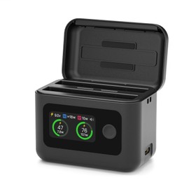 Insta 360 X5 Battery Charger for Insta360 X5 Accessories, 27W Dual Fast Charging Case w/LCD Display, Intelligent Two Way Charger Hub for Insta360 X5 Batteries, Shows Battery SOC, Charger Only