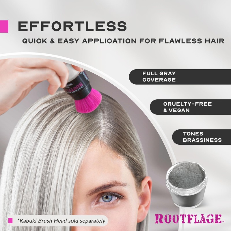 Rootflage Temporary Root Touch Up Refill (TITANIUM)
