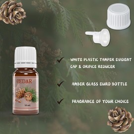 Aroma Depot Essential Oil 10ml Cedar Type Scented Oil I Premium Grade Fragrance Oil for, Massage, Candle & Soap Making I Natural Aromatherapy Oil for Home Diffusers I Fragrance DIY-10ml