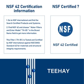 TEEHAY KAD1RXD1 Water Filter Replacement, Compatible With KitchenAid Refrigerator Ice and Water Filter KAD1RXD1 (PURPLE, 4 Pack)