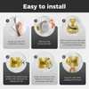 WingWider Shower Hooks for Inside Shower,Reusable Suction Cup Hooks for