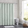 Peri Home 100% Cotton Sage Fabric Shower Curtain for Bathroom,