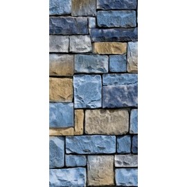 Tiki Island Pool Express Vinyl Liner Repair Wall Floor Patch 2 ft x 8" Stonewall Design Swimming Pool Liner Inground/Above Ground