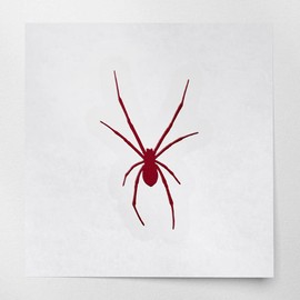 ANGDEST CLUB Decal Stickers of Spider 1 (Burgundy) Premium Waterproof Vinyl Decal Stickers for Laptop Phone Accessory Helmet Car Window Mug Tuber Cup Door Wall Decoration ANDSKUSe58402RE070722