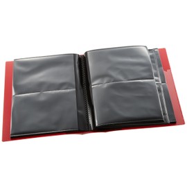 Nakabayashi PHL-1020-R Photo Graphilia Album, L-Size, 200 Sheets, 2 Tiers, Red