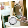 Mobestech Silent Alarm Clock Metal Digital Clock for Bedside Table