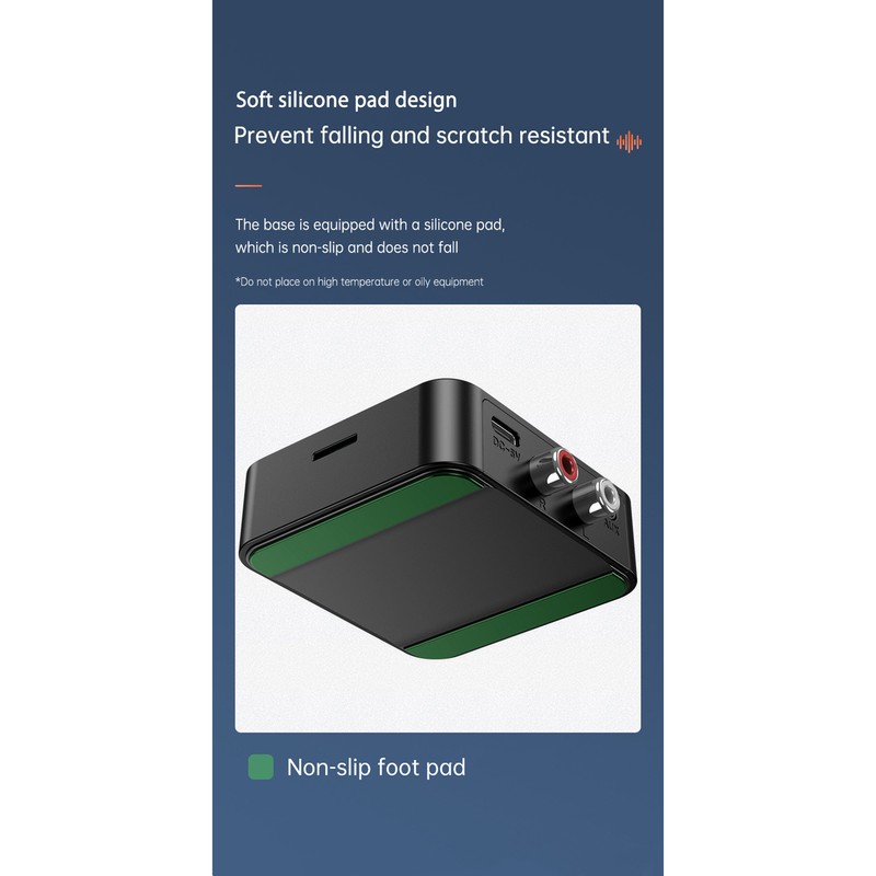 Bluetooth 5.0 Receiver DC 5V/1A Driver Free 2.4 to 2.48GHz