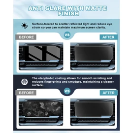 CDEFG Matte Glass Screen Protector for 2022-2025 2026 Chevy Silverado GMC Sierra 1500 2500HD 3500HD 13.4IN, Anti Glare Anti-Fingerprint Tempered Glass 2024 2025 2026 Silverado Sierra Truck Accessories