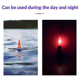 QualyQualy LED Bobbers Fishing Floats and Bobbers Sea Rock Fishing Floats Lighted Bobbers for Night Fishing 3/8oz 3Pcs #3